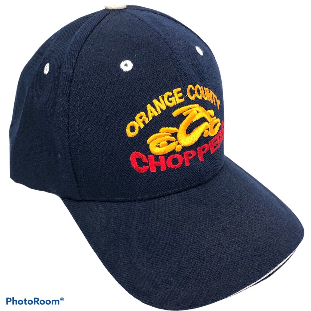 Orange County Choppers Adult Baseball Hat Blue